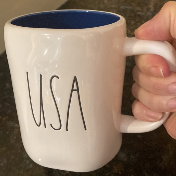 New Rae Dunn USA Trailer Camping Mug Double Sided. - Picture 5 of 5